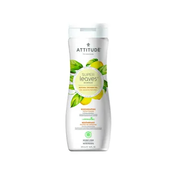 Superleaves Gel de dus - Regenerare (473 ml), Attitude
