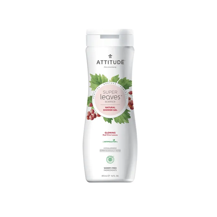 Superleaves Gel de dus - Stralucirea pielii (473 ml), Attitude