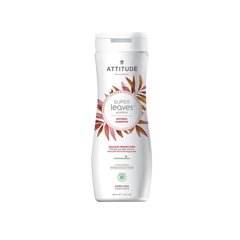 Superleaves Sampon pentru protectia parului vopsit (473 ml), Attitude