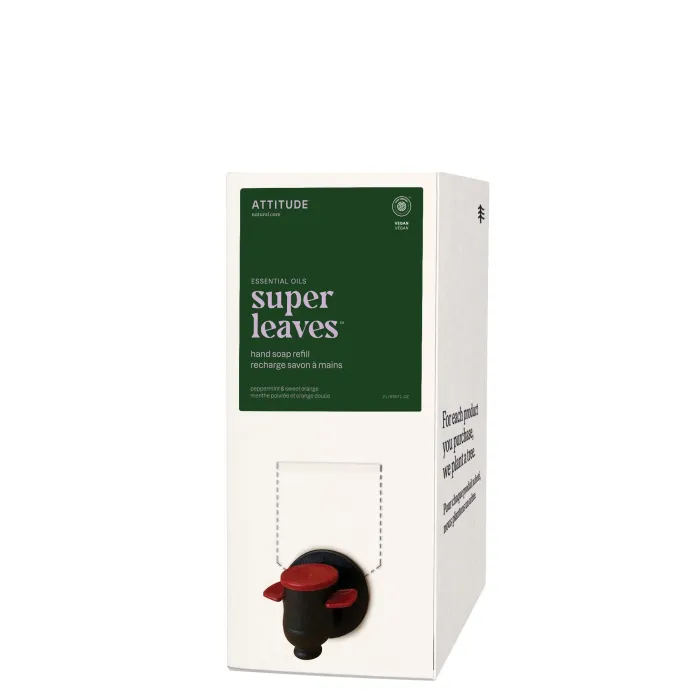 Rezerva Sapun de maini, menta si portocale dulci (2 litri), Attitude