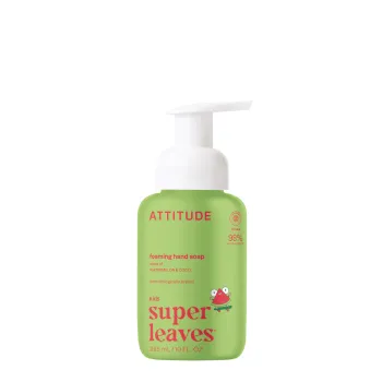 Sapun lichid de maini pentru copii - spuma - pepene si cocos (295 ml), Attitude