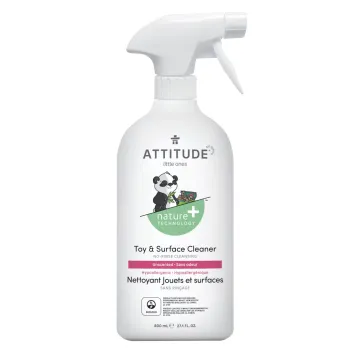 Solutie de curatat jucarii si suprafete, fara miros (800 ml), Attitude