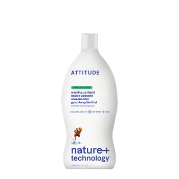 Lichid de spalat vase, Mar verde si busuioc (700 ml), Attitude