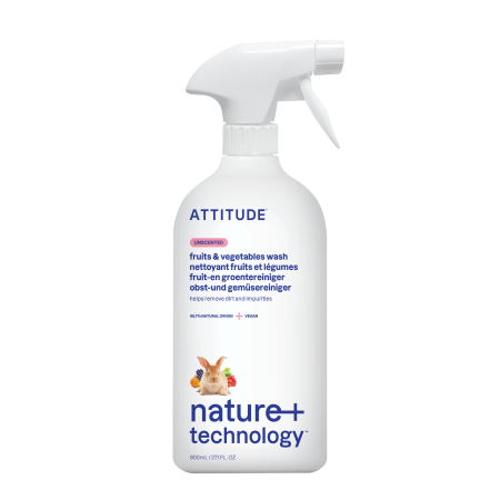 Solutie pentru deceruit fructe si legume, fara miros (800 ml), Attitude