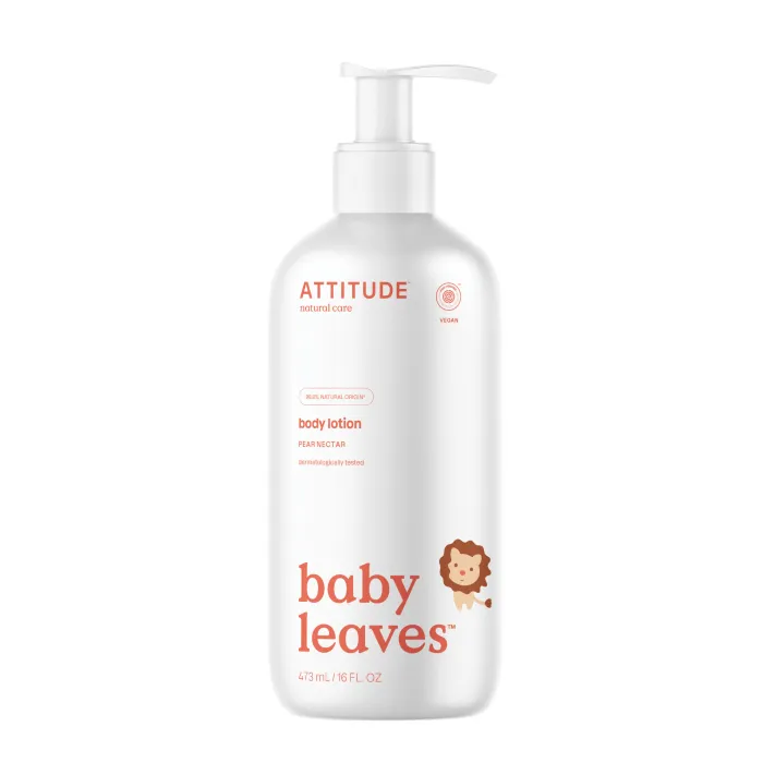 Baby Leaves Lotiune de corp, Nectar de pere (473 ml), Attitude