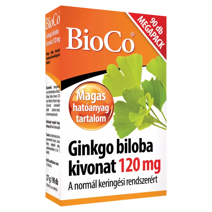 Extract de Ginkgo Biloba 120mg (90 comprimate), BioCo