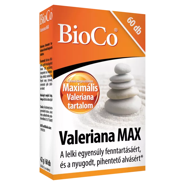 Valeriana MAX (60 comprimate), BioCo