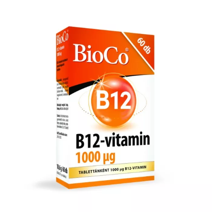 Vitamina B12 1000mcg (60 comprimate), BioCo