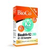 Vitamina K2 bioactiv 200mcg + Complex de vitamine K1+D3 (60 comprimate)