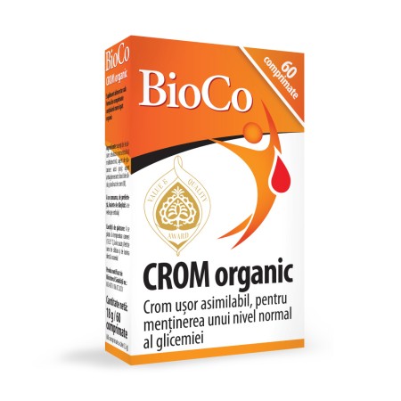 Crom organic 250mcg (60 comprimate), BioCo