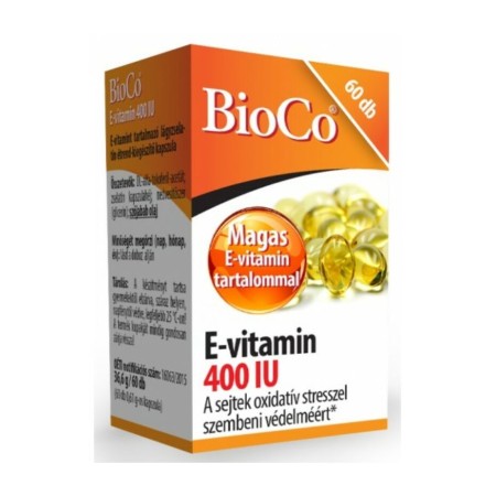 Vitamina E 400UI (60 capsule), BioCo