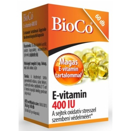 Vitamina E 400UI (60 capsule), BioCo