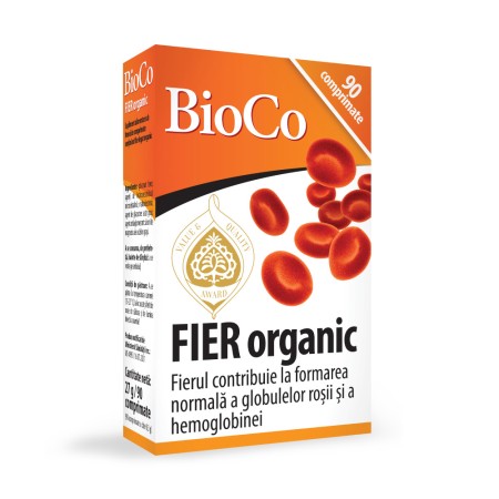 Fier organic 14mg (90 comprimate), BioCo