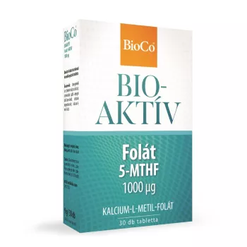 Folat bioactiv 5-MTHF 1000mcg (30 comprimate), BioCo