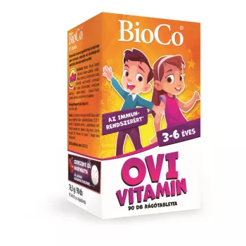 Ovi-vitamin - Multivitamine pentru copii de gradinita cu aroma de cirese (90 comprimate masticabile), BioCo