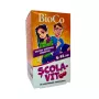 Scola-Vit - Multivitamine pentru scolari cu aroma de cirese (90 comprimate masticabile), BioCo