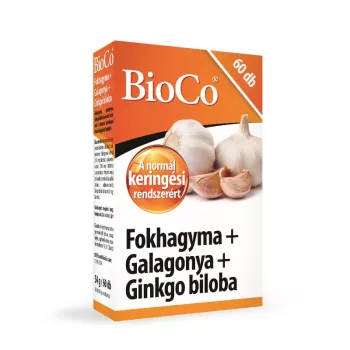 Extract de Usturoi + Paducel + Gingko Biloba (60 comprimate), BioCo