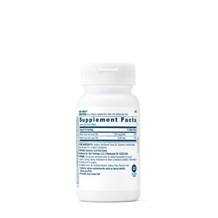 Gnc Cod Liver Oil, Ulei Din Ficat De Cod, 400 Mg, 30 Cps
