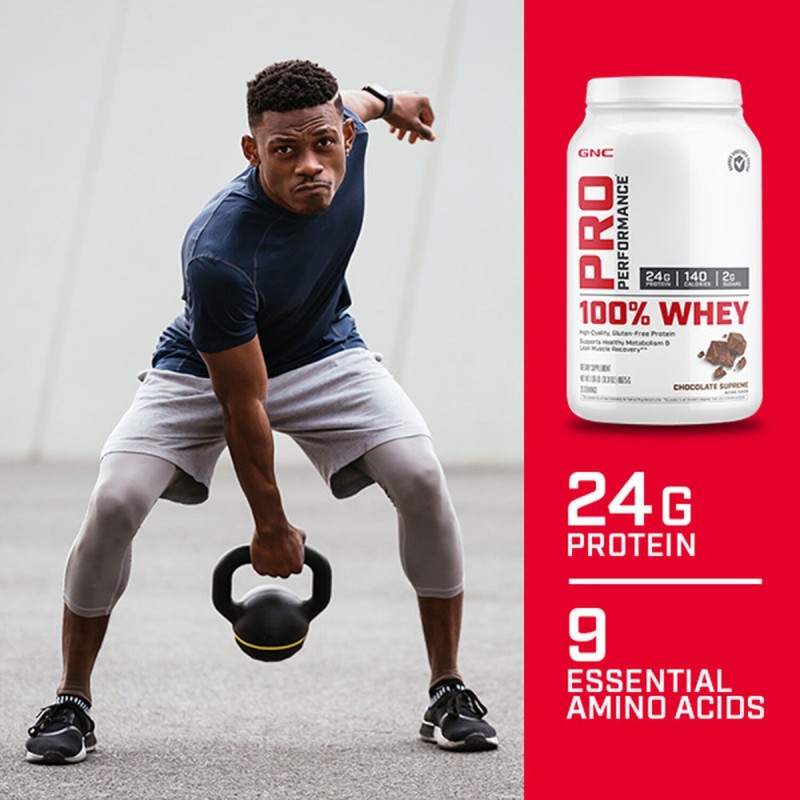 Proteina din zer cu aroma de vanilie, testata antidoping (2176 g), GNC Live Well