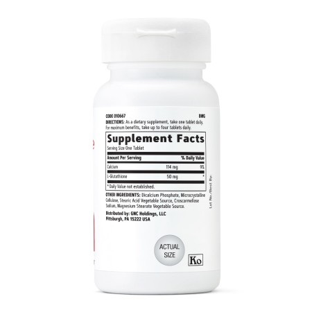 L-glutation 50 Mg (50 Tb), GNC Live Well
