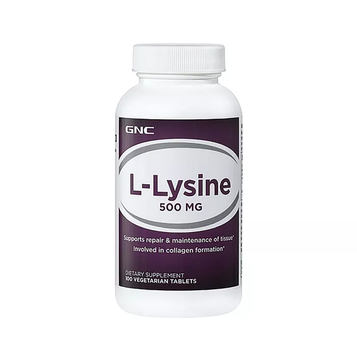 Gnc L-lysine 500 Mg, L-lizina, 100 Tb Gnc L-lysine 500 Mg, L-lizina, 100 Tb
