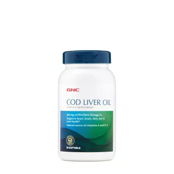Ulei triplu din ficat de cod (90 Cps), GNC Live Well