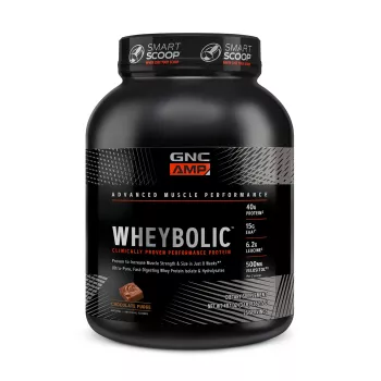 Gnc Amp Wheybolic, Proteina Din Zer, Cu Aroma De Ciocolata, 1362.5 G