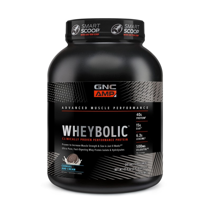 Proteina din zer cu aroma de biscuiti si crema (1300 g), GNC Live Well