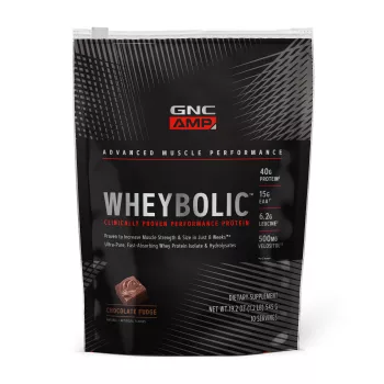 Gnc Amp Wheybolic, Proteina Din Zer, Cu Aroma De Ciocolata, 545 G