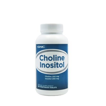 Colina 250 mg si inozitol 250 mg (100 Tb), GNC Live Well
