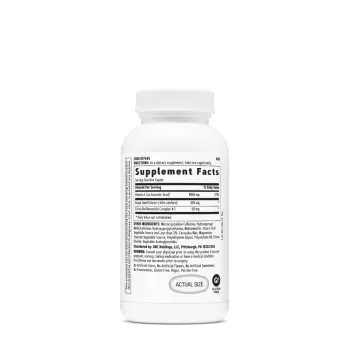 Gnc Vitamin C + Grape Seed, Vitamina C 1000 Mg Cu Bioflavonoide Si Extract Din Seminte De Struguri Cu Eliberare Prelungita, 30 Tb