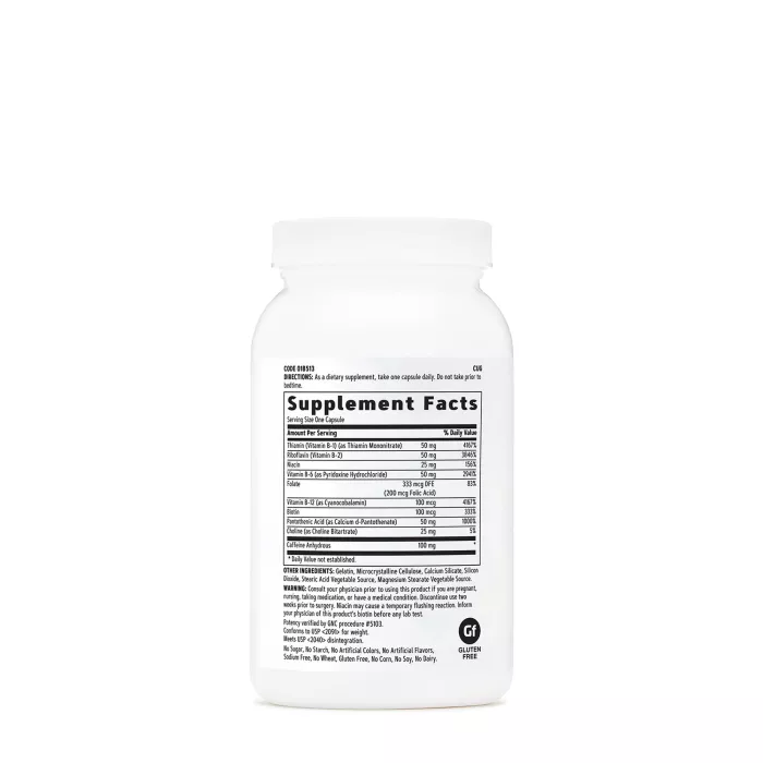 Gnc B-complex + Energy, B Complex + Formula Energizanta, 120 Cps Gnc B-complex + Energy, B Complex + Formula Energizanta, 120 Cps