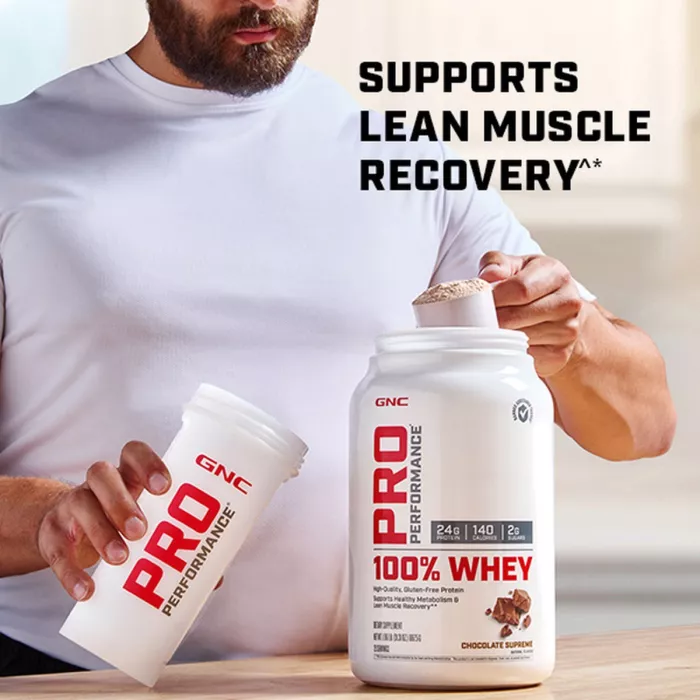 Gnc Pro Performance 100% Whey, Proteina Din Zer Cu Aroma De Biscuiti Si Crema, Testata Antidoping, 857.5 G Gnc Pro Performance 100% Whey, Proteina Din Zer Cu Aroma De Biscuiti Si Crema, Testata Antidoping, 857.5 G