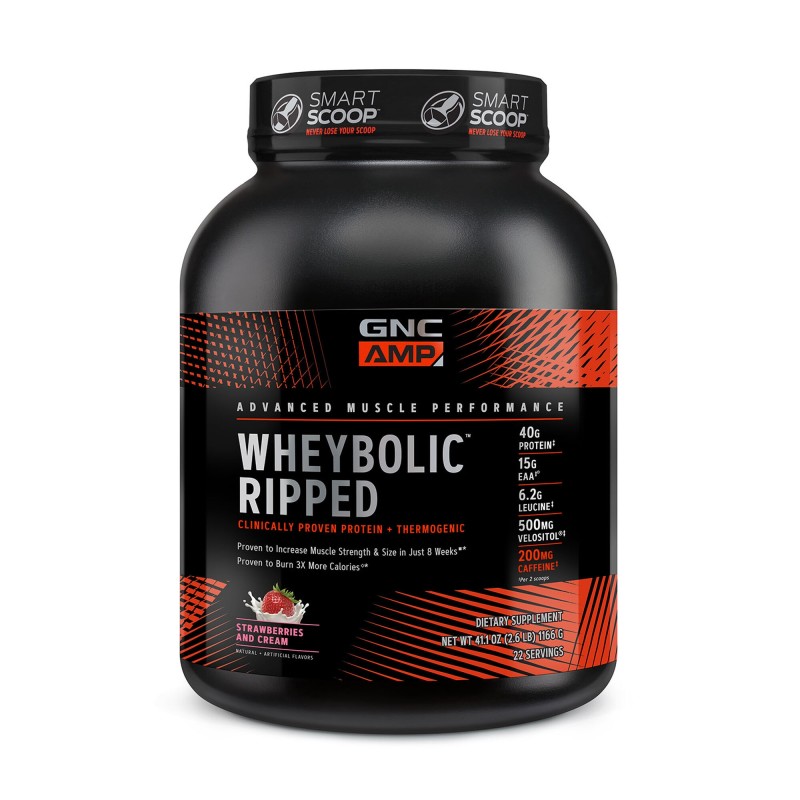 Proteina din zer cu aroma de capsuni (1166 g), GNC Live Well