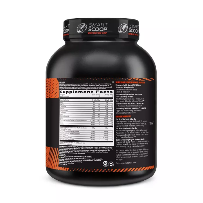 Gnc Amp Wheybolic Ripped, Proteina Din Zer, Cu Aroma De Capsuni, 1166 G Gnc Amp Wheybolic Ripped, Proteina Din Zer, Cu Aroma De Capsuni, 1166 G