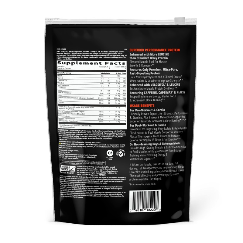 Proteina din zer cu aroma de biscuiti cu crema (472.5 g), GNC Live Well