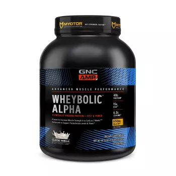 Gnc Amp Wheybolic Alpha, Proteina Din Zer, Cu Aroma De Vanilie, 1254 G