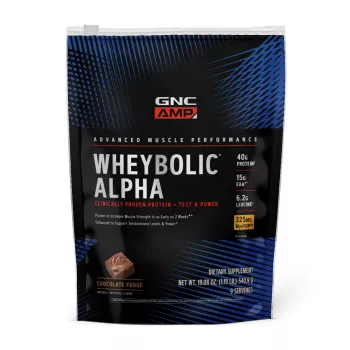 Gnc Amp Wheybolic Alpha, Proteina Din Zer, Cu Aroma De Ciocolata, 540.9 G