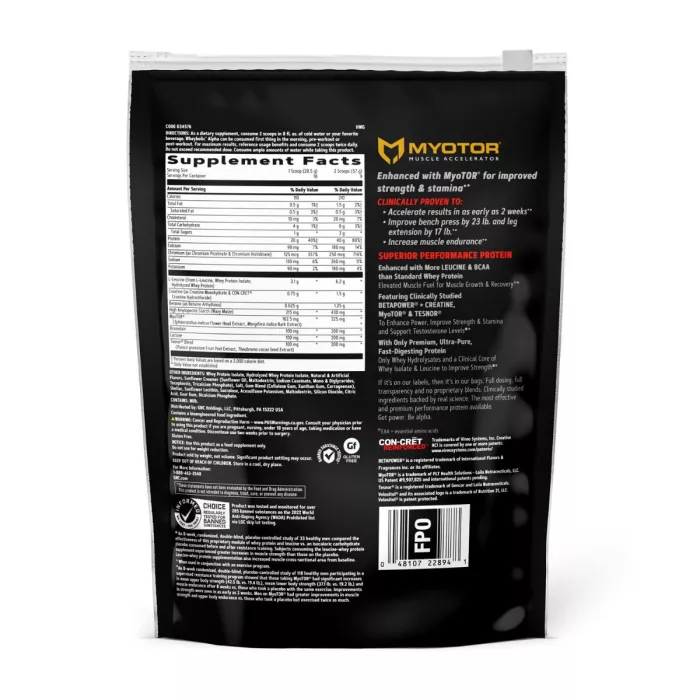 Gnc Amp Wheybolic Alpha, Proteina Din Zer, Cu Aroma De Vanilie, 537.3 G Gnc Amp Wheybolic Alpha, Proteina Din Zer, Cu Aroma De Vanilie, 537.3 G