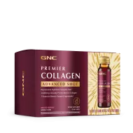 Gnc Premier Collagen Advanced Shot, Formula Premium De Peptide De Colagen Hidrolizat Marin Lichid Cu Aroma De Fructe De Padure, 10 X 50 Ml