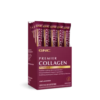Gnc Premier Collagen Powder, Formula Premium De Peptide De Colagen Hidrolizat Fara Aroma, 20 X 10.1 G Gnc Premier Collagen Powder, Formula Premium De Peptide De Colagen Hidrolizat Fara Aroma, 20 X 10.1 G