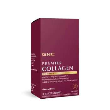 Gnc Premier Collagen Powder, Formula Premium De Peptide De Colagen Hidrolizat Fara Aroma, 20 X 10.1 G Gnc Premier Collagen Powder, Formula Premium De Peptide De Colagen Hidrolizat Fara Aroma, 20 X 10.1 G