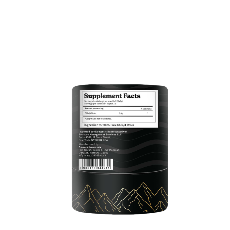 Better Alt Shilajit Himalayan, Rasina Pura Cu 75% Acid Fulvic, 30g