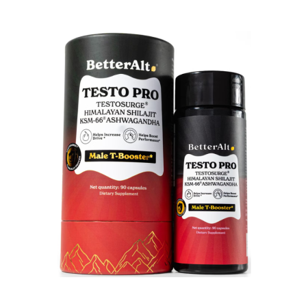 Better Alt Testo Pro, Formula Cu Shilajit Si Ashwagandha Pentru Stimularea Productiei De Testosteron, 90 Cps