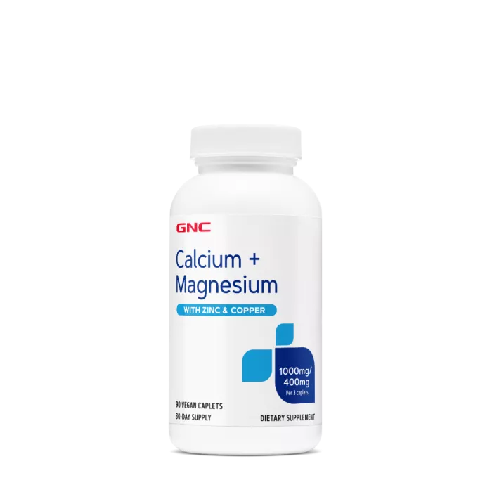 Gnc Calciu 1000 Mg Magneziu 400 Mg With Zinc & Cooper, Formula Premium De Calciu, Magneziu, Zinc Si Cupru, 90 Cps Gnc Calciu 1000 Mg Magneziu 400 Mg With Zinc & Cooper, Formula Premium De Calciu, Magneziu, Zinc Si Cupru, 90 Cps