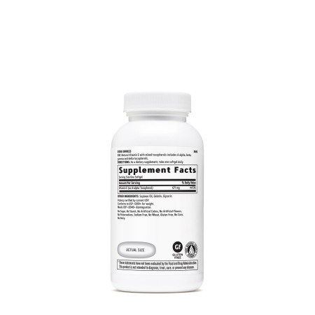 Vitamina E naturala 1000 Ui (60 Cps), GNC Live Well