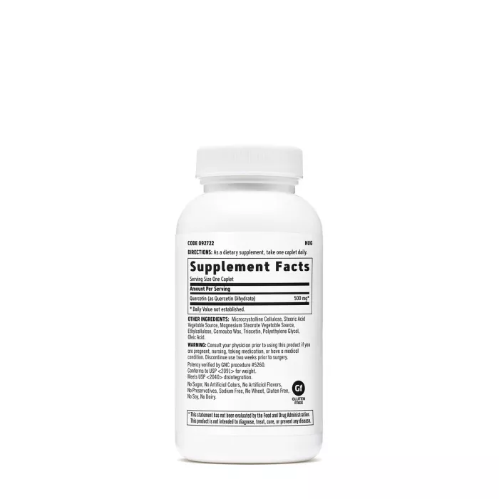 Gnc Quercetin 500 Mg, Quercetina, 60 Tb Gnc Quercetin 500 Mg, Quercetina, 60 Tb