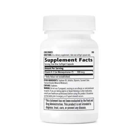 Vitamina K-2 100 mcg (60 cps), GNC Live Well