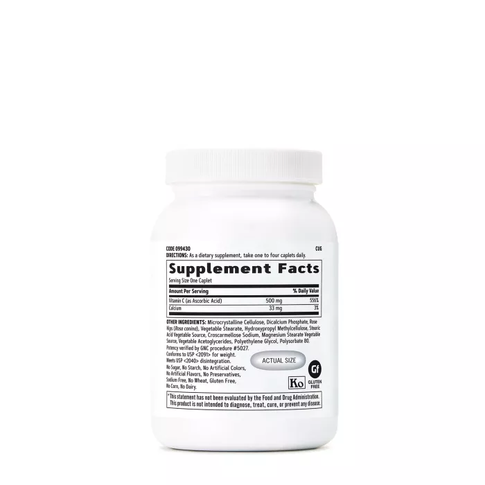 Gnc Vitamina C 500 Cu Macese, 250 Tb Gnc Vitamina C 500 Cu Macese, 250 Tb