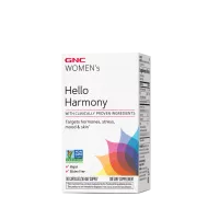Gnc Women`s Hello Harmony Pms, Formula Pentru Echilibrul Hormonal, Emotional Si Elasticitatea Pielii Femeilor, 90 Cps